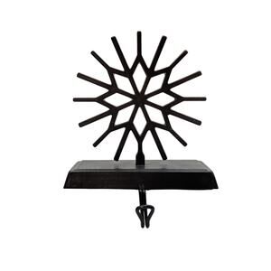 Christmas Snowflake Bronze Iron Metal Stocking Hanger